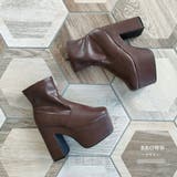 12cm厚底ストレッチショートブーツ 韓国 夢展望 ギャル ガーリー アイドル | 夢展望 | 詳細画像40