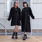 フロントジップレースアップチェスターコート 量産型 地雷系 夢展望 | DearMyLove | 詳細画像1 