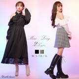 丈選べる肩魅せフリルデザインドッキングシャツワンピース 韓国 夢展望 | 夢展望 | 詳細画像1