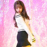 オフショルバイカラーリブニットトップス 韓国 夢展望 | 夢展望 | 詳細画像3