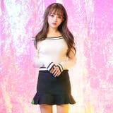 オフショルバイカラーリブニットトップス 韓国 夢展望 | 夢展望 | 詳細画像4