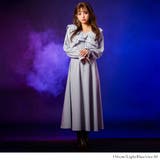 2wayオフショルカシュクールフリルカラーウエストリブワンピース 韓国 夢展望 | 夢展望 | 詳細画像5