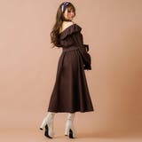 2wayオフショルカシュクールフリルカラーウエストリブワンピース 韓国 夢展望 | 夢展望 | 詳細画像9