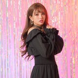 2wayオフショルカシュクールフリルカラーウエストリブワンピース 韓国 夢展望 | 夢展望 | 詳細画像11