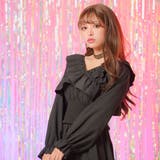2wayオフショルカシュクールフリルカラーウエストリブワンピース 韓国 夢展望 | 夢展望 | 詳細画像12