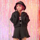 コンパクト丈オーバーサイズ裏起毛パーカー【スウェット】【裏毛】 韓国 夢展望 | 夢展望 | 詳細画像9