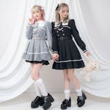 探偵ネクタイワンピース 量産型 地雷系 夢展望 | DearMyLove | 詳細画像5 