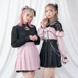 チェーンレースプリーツスカート 量産型 地雷系 夢展望 | DearMyLove | 詳細画像5