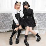 スクエアバックルジップショートブラウス 量産型 地雷系 夢展望 | DearMyLove | 詳細画像5