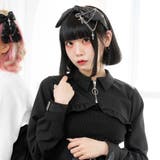 スクエアバックルジップショートブラウス 量産型 地雷系 夢展望 | DearMyLove | 詳細画像8