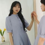 フリルスタンドカラーワンピース 韓国 夢展望 | 夢展望 | 詳細画像12