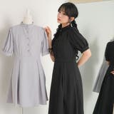 フリルスタンドカラーワンピース 韓国 夢展望 | 夢展望 | 詳細画像14
