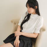 フリルスタンドカラーブラウス 韓国 夢展望 | 夢展望 | 詳細画像3