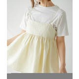 ジャガードペプラムキャミ 韓国 夢展望 | 夢展望 | 詳細画像15