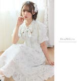 上品胸開きフリルワンピース 量産型 地雷系 夢展望 | DearMyLove | 詳細画像5