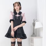 パールスタッズリボンジャンスカ 量産型 地雷系 夢展望 | DearMyLove | 詳細画像5 