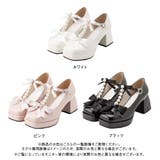 上品リボンパールスクエアトゥパンプス 量産型 地雷系 夢展望 | DearMyLove | 詳細画像14