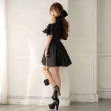 ボウタイリボンブラウスドッキングワンピース 韓国 夢展望 | 夢展望 | 詳細画像5