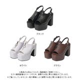 厚底ジップデザインベルサンダル 韓国 夢展望 | 夢展望 | 詳細画像14