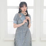 総レースリボン半袖ワンピース 韓国 夢展望 | 夢展望 | 詳細画像10