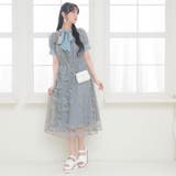 総レースリボン半袖ワンピース 韓国 夢展望 | 夢展望 | 詳細画像12
