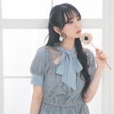 総レースリボン半袖ワンピース 韓国 夢展望 | 夢展望 | 詳細画像16