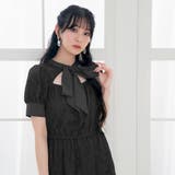 総レースリボン半袖ワンピース 韓国 夢展望 | 夢展望 | 詳細画像17