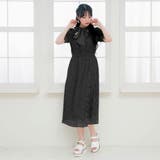 総レースリボン半袖ワンピース 韓国 夢展望 | 夢展望 | 詳細画像19