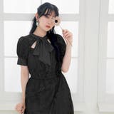 総レースリボン半袖ワンピース 韓国 夢展望 | 夢展望 | 詳細画像21
