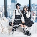 ミルフィーユフリルジャンパースカート mini Mー3L | DearMyLove | 詳細画像11