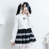 ミルフィーユレースショートブラウス Mー3L 量産型 地雷系 夢展望 | DearMyLove | 詳細画像3 