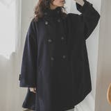 スタンドカラーミドルフレアコート 韓国 夢展望 | 夢展望 | 詳細画像1 