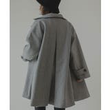 スタンドカラーミドルフレアコート 韓国 夢展望 | 夢展望 | 詳細画像32 