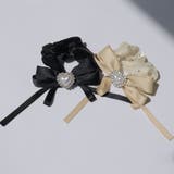 キラキラハートパールビジューリボンサテンゴム 韓国 夢展望 | 夢展望 | 詳細画像3 