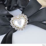 キラキラハートパールビジューリボンサテンゴム 韓国 夢展望 | 夢展望 | 詳細画像7 