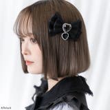 キラキラハートビジューレース2個セットリボンクリップ 量産型 地雷系 夢展望 | DearMyLove | 詳細画像20 