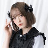 キラキラハートビジューレース2個セットリボンクリップ 量産型 地雷系 夢展望 | DearMyLove | 詳細画像21 