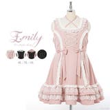 レースアップジャンパースカート middle 4Lー6L | DearMyLove | 詳細画像1 