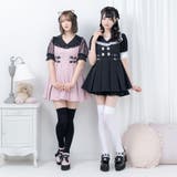 キラキラビジューテーラードレースワンピース 量産型 地雷系 夢展望 | DearMyLove | 詳細画像13 