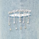 脚ビジュー魅せストレッチスキニーデニムパンツ 韓国 夢展望 | 夢展望 | 詳細画像19