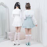 推し色サイドキラキラハートバックルサス付きスカート 量産型 地雷系 夢展望 | DearMyLove | 詳細画像4