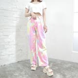 タイダイカラーデニムワイドパンツ 韓国 夢展望 | 夢展望 | 詳細画像2