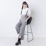 フリルサスペンダーワイドパンツ 量産型 地雷系 夢展望 | DearMyLove | 詳細画像6