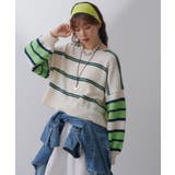 ボーダークロップドニット 韓国 夢展望 bohmal(ボマール) | 夢展望 | 詳細画像2 