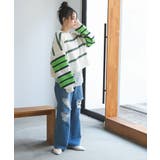 ボーダークロップドニット 韓国 夢展望 bohmal(ボマール) | 夢展望 | 詳細画像32 