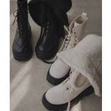 キルティングレースアップブーツ 韓国 夢展望 | 夢展望 | 詳細画像3 