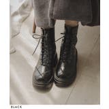 キルティングレースアップブーツ 韓国 夢展望 | 夢展望 | 詳細画像10 