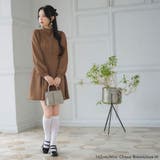 フリルスタンドカラー長袖ワンピース 韓国 夢展望 | 夢展望 | 詳細画像12