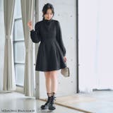 フリルスタンドカラー長袖ワンピース 韓国 夢展望 | 夢展望 | 詳細画像16