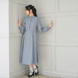 フリルスタンドカラー長袖ワンピース 韓国 夢展望 | 夢展望 | 詳細画像22